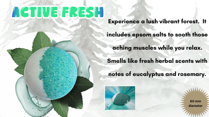 Active Fresh bathbomb